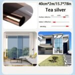1Pc Glass Sticker Insulation Film, Anti-Peep Sunscreen Window Film, Anti-Ultraviolet Shading Film, Balcony Office One-Way Perspective Film - Image 13