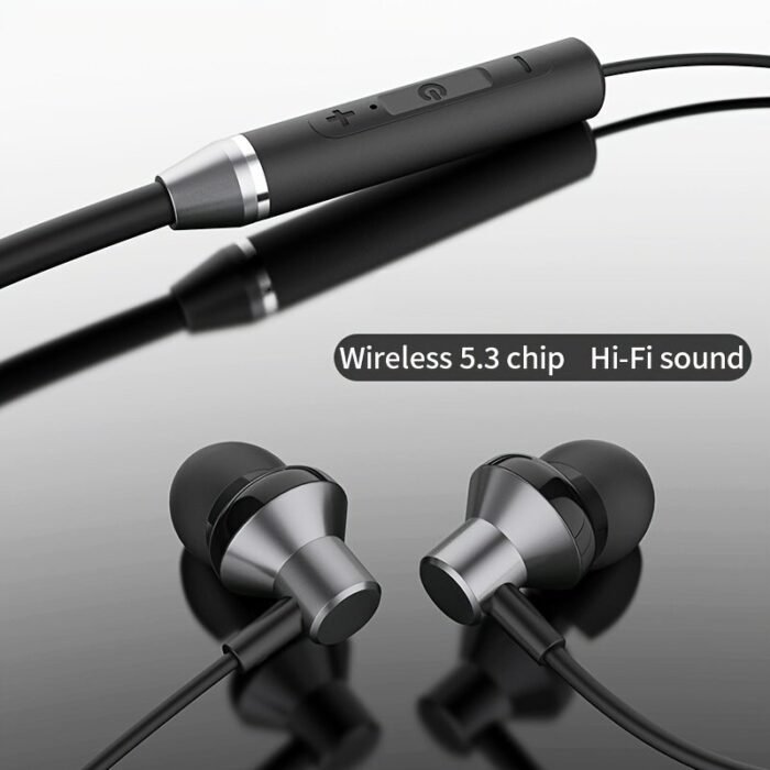 Boats E05 Neckband Wireless Headphones With 360? Panoramnic Vr Sound, Wireless 5.0, Long-Lasting Battery, Type-C Charging, Closed-Ear Design & Media Controls For Running, Cycling, Gaming, Workout, Running Headphones, Sleek Neckband, Durable Plastic - Image 6