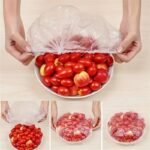 80Pcs/300Pcs Reusable Elastic Food Covers - Adjustable Plastic Bowl Lids For Freshness & Safety, Kitchen Storage Bags (33.3Cm X 12.99In), Keep Fruits And Food Fresh!, Food Preservation | Elastic Edge Covers | Secure Closure, Food Storage - Image 5