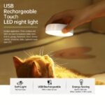 1Pc Intelligent Human Sensing Lamp, Desk Lamp, Body Induction Staircase Lamp, Creative Gift, Led Bedside Lamp, Bedroom Home Lamp, Usb Charging Night Lamp, Student Dormitory Bookshelf Lamp - Image 4