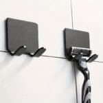 1Pc/3Pcs/5Pcs Bathroom Plastic Razor Holders Razor Storage Rack Wall-Mounted Hooks Suitable For Home Barber Salon Uses