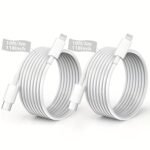 2Pcs/1Pc 10Ft/3M Usb C To 8-Pin Cable For Iphone Charger, Authentic 20W Type-C To 8-Pin Pd Fast Charging Cord For Iphone14/14 Plus/14 Pro/14 Pro Max/13/13Pro/12/12 Pro/12 Pro Max/11/Xs Max/Xr/X/8, For Ipad And For Airpods