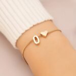 1Pc Mini Love Heart Letter Beads Thin Chain Bracelet Simple Minimalist Hand Chain Jewelry - Image 38