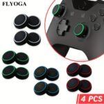 4Pcs Flyoga Ps5/Ps4/Ps3/Ps2/Xbox One/360 Controller Thumb Stick Grips - Non-Slip Gaming Caps With Green/Blue/Red/Black/Color-Coded Buttons, Easy Snap-On Installation, Durable Analog Stick Covers For Enhanced Grip & Control (Compatible With Ps5/Ps4/Ps3/Ps2/Xbox One/360) - Padded & High Quality, Precise Fit, Multi-Color Options (Green, Blue, Red, Black, White, Grey), Console Accessories, High Quality Material, Snug Fit, Competitive Players, Console Gamers