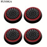 4Pcs Flyoga Ps5/Ps4/Ps3/Ps2/Xbox One/360 Controller Thumb Stick Grips - Non-Slip Gaming Caps With Green/Blue/Red/Black/Color-Coded Buttons, Easy Snap-On Installation, Durable Analog Stick Covers For Enhanced Grip & Control (Compatible With Ps5/Ps4/Ps3/Ps2/Xbox One/360) - Padded & High Quality, Precise Fit, Multi-Color Options (Green, Blue, Red, Black, White, Grey), Console Accessories, High Quality Material, Snug Fit, Competitive Players, Console Gamers - Image 9
