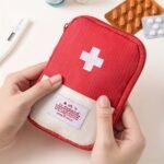 Small Size Portable Personal Medicine Pill Storage Bag Storage Box Daily Medical First Aid Bag Macaron Color - Image 10