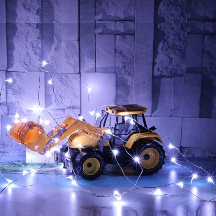 1 Pack, Led Mini Lights For Wedding Dormitory, Bedroom, Party, Holiday, Tapestry, New Year, Wedding Decoration String Lights, Birthday Decoration String Lights Garden Holiday Decoration, Valentine'S Day Bouquet Decoration, Fairy Lights, Usb Powered Lights For Diy Wedding Party Bedroom Christmas Battery Included Valentine'S Day Gift Flower Decoration (White) - Image 7