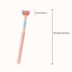1Pc Threesided Soft Bristle Toothbrush, Bristle Travel Toothbrush For Adult, Soft Bristle Toothbrush, Complete Teeth And Gum-Care Great Bristles Clean Each Tooth Soft And Gentle Toothbrush - Image 4