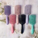 1Pcs Hollow Out Hair Comb Anti Static Detangling Hair Comb Fluffy Hair Styling Comb For All Hair Types - Image 4
