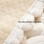 1Pc Honeycomb Velvet Sofa Cover, Pet'S Favorite, Dog Friendly, Couch Cover, Thick Plush Furniture Protector, Fuzzy Non Slip Sofa Slipcover, For Bedroom Office Living Room Home Decor - Image 8