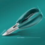 1Pc Professional Toenail Clippers For Thick & Ingrown Nails, Sharp Curved Blade, Unscented Pedicure Tool For Men, Women, Seniors, Pedicure Essentials | Sleek Modern Look | Nonslip Grip, Nail Tips - Image 6
