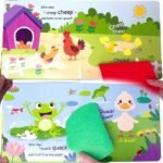 My First Peek-A-Boo And Guess Who Felt Flaps Book, Early Education Children Book, Filled With Adorable Farm Animals, A Perfect Book To Share With Very Little Ones - Image 11