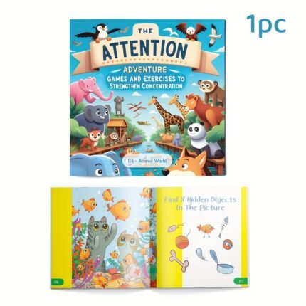 1Pc Exercise Your Child'S Mind With Fun & Educational Animal World Activities