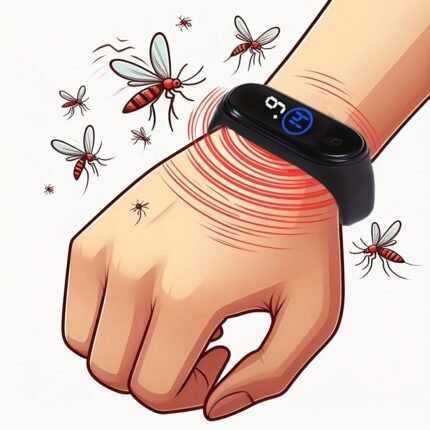 Home Mosquito Repellent Wristband, Insect Repellent, Women'S Mosquito Repellent Bracelet, Outdoor Men'S Mosquito Repellent Watch, Summer Mosquito Control, Unisex, Comfortable To Wear, Physical Mosquito Repellent. 1Pc