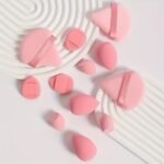 12Pcs All-Purpose Makeup Sponge Set, Consisting Of 3 Loose Powder Puffs, 3 Mini Air Cushion Puffs, 3 Beauty Eggs And 3 Mini Beauty Eggs. Foundation Blending Beauty Sponges, Liquid, Cream And Powder Flawless, Latex-Free Wet And Dry Foundation Makeup Cream, Made Of Ultra-Soft Velvet, Contouring, Eye And Corner Design. Contains Air Cushion Powder Puffs, Latex-Free Blending Sponges And Makeup Puffs. Suitable For All Skin Types. - Image 10