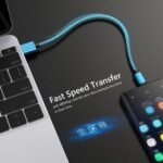 Usb C Fast Charging Cable, Durable Nylon Braided, Flat Shape, Male To Male, No Battery, Usb A To Type C Charger Cord For Iphone 15 Series/Ipad Pro/Air5/Macbook/Samsung S22/S21/S20, 60W, ?36V Compatible - Image 9