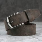 Stylish Wide Stitching Alloy Buckle Belt For Men - Durable, Adjustable, And Comfortable Accessory For Jeans And Trousers - Perfect For Daily Wear, Sports, And Casual Occasions - Image 12