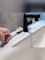 3-Pack Multi-Purpose Crevice Cleaning Brushes Set - No-Electricity Needed Hard Bristle Brushes For Bathroom, Toilet & Kitchen_Gap Cleaning Tool For Sink, Drain & Tile_Joints - Image 8