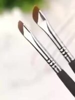 1/2/3/5Pcs Sickle Eyeliner Brush Knife Edge Makeup Brush Liquid Eyeliner Brush Ultra Thin Fine Oblique Angle Flat Head Eyebrow Brush - Image 15