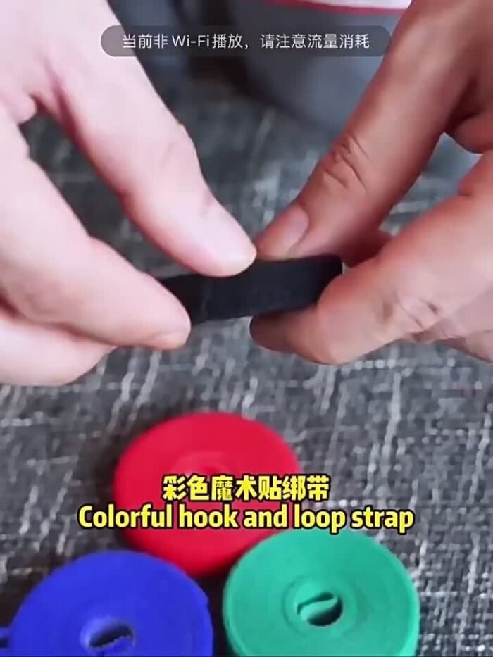 1 Roll - 300Cm Black Nylon Cable Organizer Strap, Durable Hook And Loop Cord Winder For Efficient Cable Management In Home, Travel & Outdoor Use - Image 15