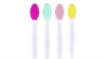 1Pc Pink Silicone Nose Brush - Dual-Sided Soft Exfoliating & Massaging Facial Cleaner, Blackhead Removal Tool For Smooth Skin, Formaldehyde-Free, Ideal For Men & Women'S Home Care - Image 9