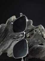 Retro Punk Glasses Square Metal Frame Retro Fashion Punk Steam Style Glasses, Men'S And Women'S Party Decorative Eyewear - Image 9