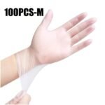 100/200Pcs Boxed Disposable Transparent Tpe Gloves, Household Cleaning Gloves, Suitable For Cleaning Hygiene, Hair Dyeing, Pet Bathing, Household Kitchen And Bathroom Cleaning Supplies, Household Gadgets - Image 5