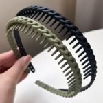 2/3/4/5Pcs Hair Scrunchies With Teeth, Anti-Slip Headbands For Washing Face And Styling, Hair Accessories - Image 9