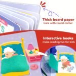 Sheep'S Sleepy Time Learning Books For Kids, Interactive Touch And Feel Books, Good Habit Formation Lift-The-Flap Book, Push, Pull And Slide, English Learning, Engaging Learning Books, Best Gift For Christmas, New Year, Ramadan, Birthdays, From Bear Tale - Image 4