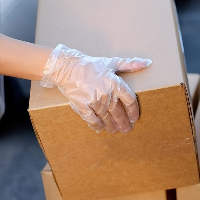 100/200Pcs Boxed Disposable Transparent Tpe Gloves, Household Cleaning Gloves, Suitable For Cleaning Hygiene, Hair Dyeing, Pet Bathing, Household Kitchen And Bathroom Cleaning Supplies, Household Gadgets - Image 12