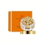 30 Capsules Hyaluronic Acid Placental Essence - Deeply Moisturizing Serum To Improve Light Beige Texture & Glow, Hypoallergenic Facial & Neck Moisturizer For All Light Beige Types, Travel-Friendly Dropper Bottle, Women'S Skincare, Metallic Finish, Highquality Capsule - Image 3