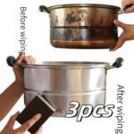 1/3/6/9Pcs, Emery Magic Wipe, Pot Bottom Cleaning Descaling Sponge, Pot Sponge Brush, Iron Rust Removal Sponge, Dishwashing Sponge Block, Scouring Pads, Power Decontamination, Cleaning Supplies, Cleaning Tool, Back To School Supplies - Image 5