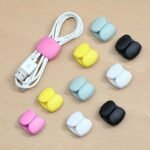 10Pcs Multi-Function Cable Organizer Clips For Charging & Earphone Cords - Durable Plastic, Tangle-Free Storage Solution