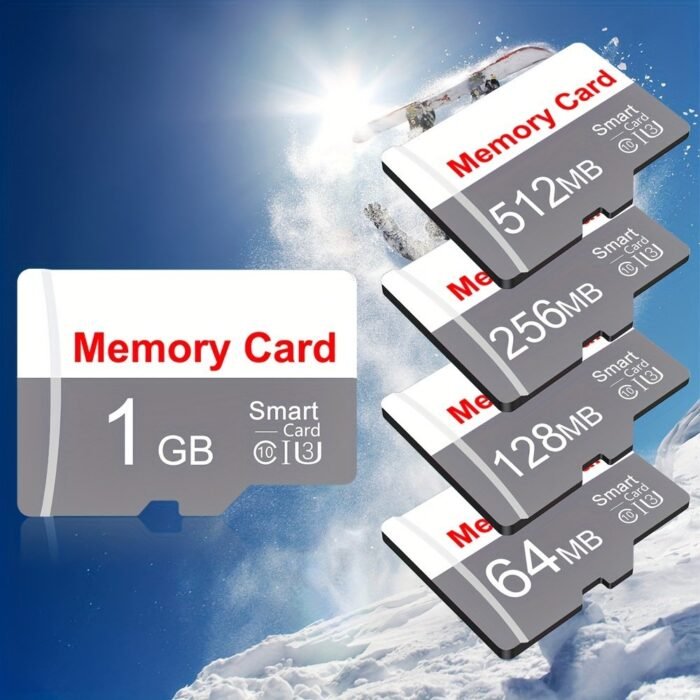 1Pc Memory Card 1Gb 512Mb 256Mb 128Mb 64Mb, Small Capacity Flash Tf Card, Memory Tf Card For Tablet/Camera/Mobile Phone/Laptop/Pc/Car Audio/Game Console/Audio -Store Your Files Securely! - Image 1