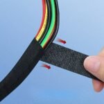 1 Roll Heat-Resistant Self-Adhesive Cable Wrap Tape, Waterproof Insulation Fabric For Automotive Wiring Harness, Cable Organizer And Protection, No Power Or Battery Required, Without Battery - Image 14