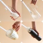 Bottle Brush, Bottle Cleaning Brush With Long Handle, Suitable For Cleaning Narrow-Mouth Containers, Vacuum Sports Bottles, Tumblers, Flasks And Glassware - Image 10