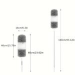 1Pc Microfiber Duster With Extendable Pole ? Bendable, Retractable Brush For High Ceilings, Furniture & Car ? Reusable, Washable Cleaning Tool For Bedroom, Bathroom, Living Room & Outdoor Use, Dusters For Cleaning - Image 3