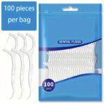 100Pcs/50Pcs/30Pcs Dental Flosser Picks, Deep Cleaning Dental Floss For Proper Oral Care, Portable Disposable Hygienic Flosser For Travel Daily Life Travel Must Have - Image 3