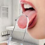 1Pc Stainless Steel Tongue Scraper Cleaner - Durable Metal Tongue Brush To Coating, Bad Breath, Improve Oral Hygiene, Mouth Care Accessory|Stainless Steel Design|Durable Construction - Image 6