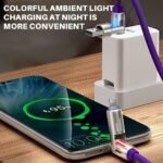 100W Max 4-In-1 Usb-C Cable, Pd Super Fast Charging And Data Synchronization, Silicone Material, Multi-Port Charging With Ccolor Light, Suitable For Iphone, For Macbook, For Ipad, For Samsung, Xiaomi - Image 8