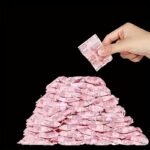 48Pcs Rose Scented Plastic Wardrobe Freshener Bags, And Home With Floral Fragrance