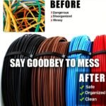 100-Pack Heavy Duty Cable Ties Set, Nylon Zip Tie Straps With Water-Resistant, Non-Slip, Break Resistant Features For Home, Office, And Industrial Cable Management - Image 8