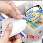 100Pcs Glasses Cleaning Wipes, Disposable Glasses Cloth Wipes, Glasses Paper Wipes, Clean Glasses And Mobile Phone Screens And Lenses - Image 3