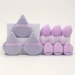 12Pcs All-Purpose Makeup Sponge Set, Consisting Of 3 Loose Powder Puffs, 3 Mini Air Cushion Puffs, 3 Makeup Sponges And 3 Mini Makeup Sponges. Foundation Blending Beauty Sponge, Liquid, Cream And Powder Flawless, Latex-Free Wet And Dry Dual-Use Foundation Makeup Cream, Made Of Ultra-Soft Velvet, Contouring, Eye And Corner Design. Suitable For All Skin Types. - Image 15