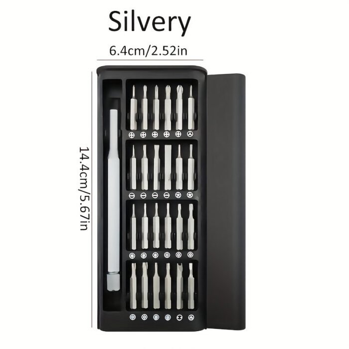 25-In-1 Precision Screwdriver Set, Multi-Function Repair Tools For Mobile Phone & Tablet Disassembly, Durable Plastic, Uncharged - With Various Screw Heads - Image 11