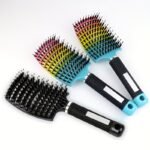 1Pc Of A Magical Scalp Massaging Hairbrush Designed For Women - A Professional Tool For Detangling Wet Curly Hair - A Hairdressing Accessory. - Image 2