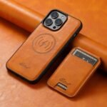 2-In-1 Detachable Phone Case Compatible With Wireless Charging Magnetic Card Holder Wallet Rear Cover Can Stand For Iphone 15Promax 15Plus 14 13 12 Black/Brown/Blue/Khaki/Red - Image 8