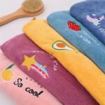 1Pc Magic Microfiber Hair Drying Towel - Quick Dry Shower Cap Turban For Women & Girls, Soft Polyester Fiber Bath Hat, Super Absorbent Lady Head Wrap With Button Closure, Shower Cap For Hair Drying - Image 13