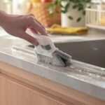 1Pc Door & Window Track Cleaning Brush - Hand-Held Slit Brush For Tight Gaps, Reusable Plastic Groove Cleaner With Ergonomic Handle, No-Scratch Kitchen Counter & Appliance Brush For Bathroom, Bedroom, Living Room Cleaning Supplies, Compact Design, Sturdy Construction, Housekeeping Tools - Image 8