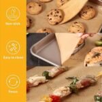 1 Roll Heavy Duty Non-Stick Parchment Paper For Baking, Grilling, Air Fryer & Steaming - Silicone Oil Resistant Baking Sheets For Chicken, Fish, Vegetables & More - Perfect For Holidays & Everyday Kitchen Use - Image 9